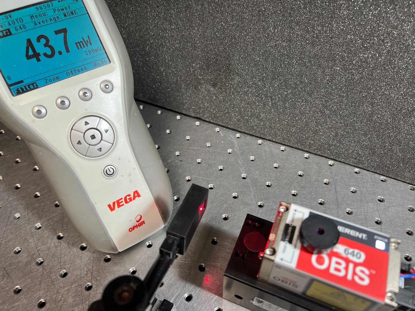 NOS Coherent OBIS LX 640-40C Laser 640nm 40mW w/Heatsink, Power Supply, Warranty