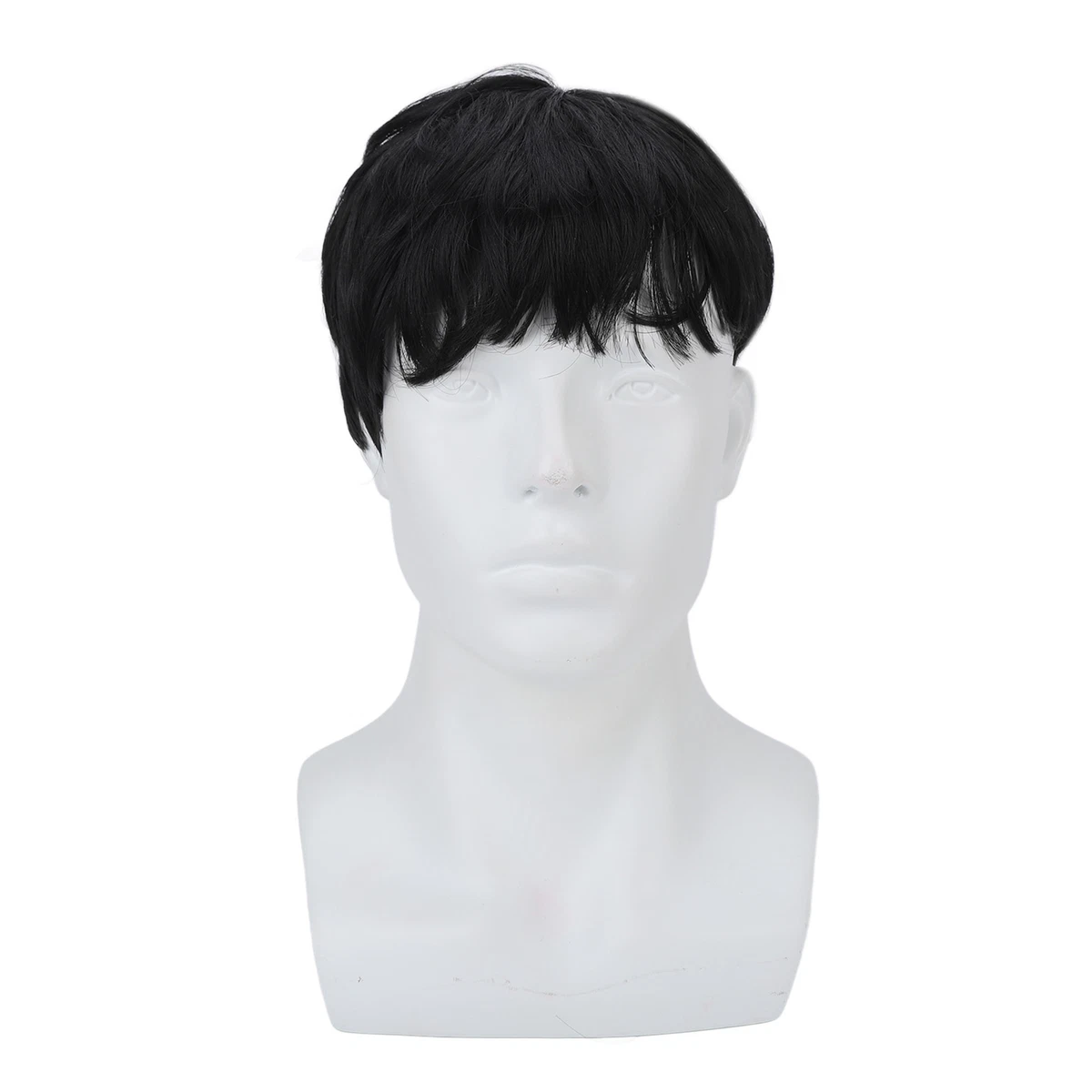 Men Short Black Hair Wig Men Short Black Wig Male Short Hair Wig
