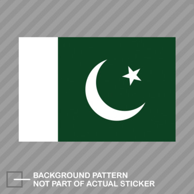 Pakistani Flag Sticker Decal Vinyl Pakistan PAK PK | eBay