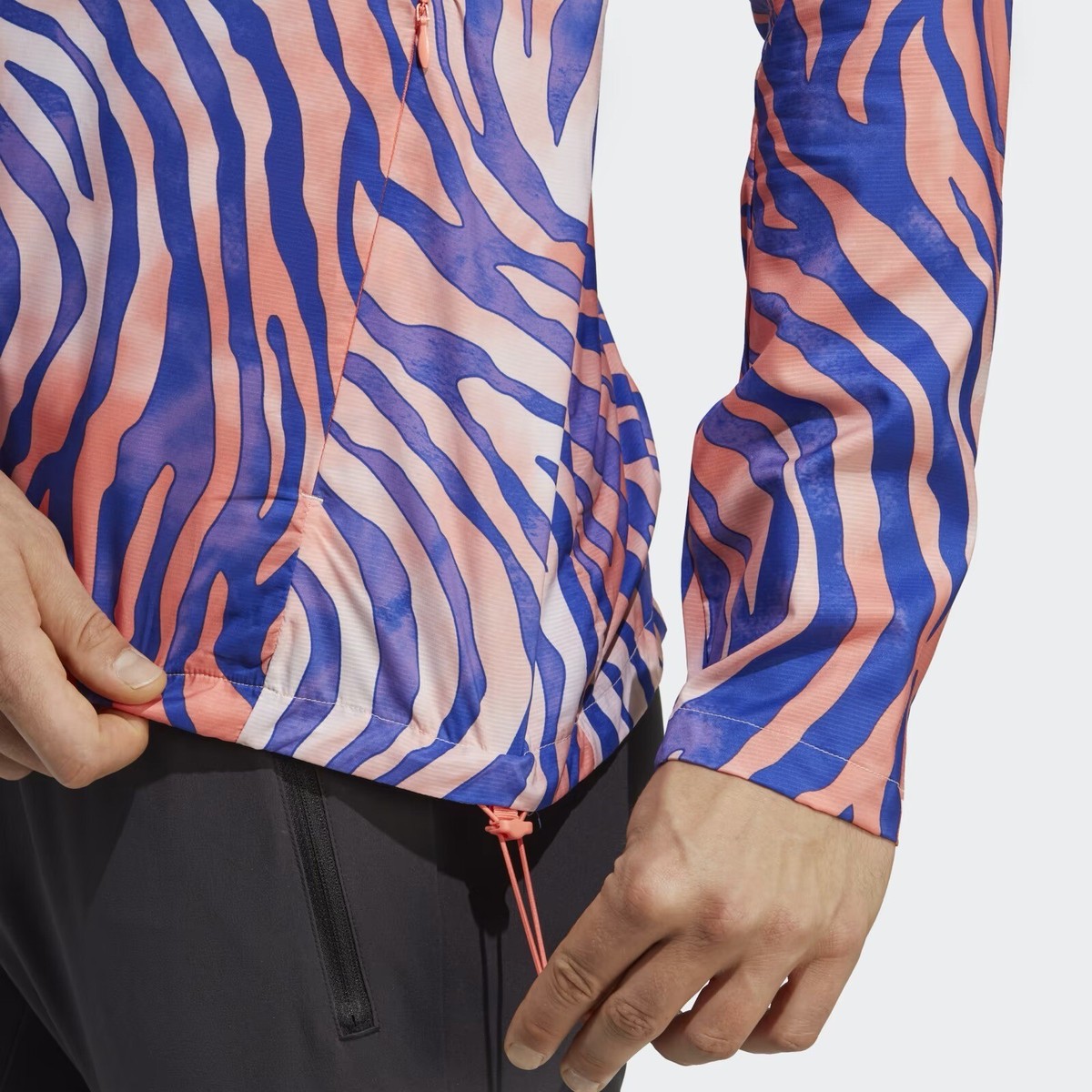 ARCHIVIO ジップアップジャケット ピンク/ネイビー/オレンジ Adidas Break The Norm Men's 1/2 Zip Jacket HR3260 | eBay