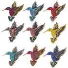 Shiny Rhinestone Bird Brooch Pin Women Men Hummingbird Animal  Elegant Brooches