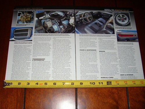 1970 - 1971 PONTIAC GT-37 ORIGINAL 2009 ARTICLE - Picture 2 of 3