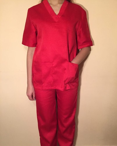 DIVISA SANITARIA OSPEDALIERA 14 COLORI UNISEX INFERMIERE MEDICO OSS MIS. COMODA - Foto 17 di 20