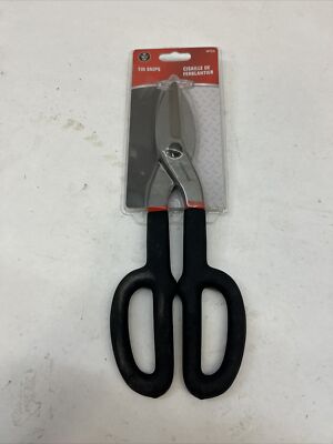 RoadPro RPTS10 Black Carbon Steel Blade Tin Sheet Metal Scissors