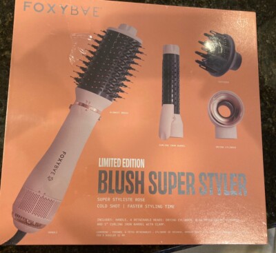 FOXYBAE Limited Edition Blush Super Styler Brand Sealed Set With Attachments New