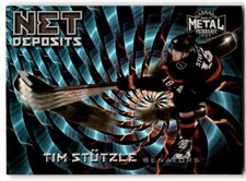 2020-21 Metal Universe Net Deposits Tim Stutzle Rookie #ND-8 Ottawa Senators