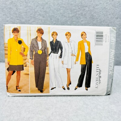 Butterick 4401 Jacket Shirt Skirt and Pants Misses Size 12 16 Sewing Pattern