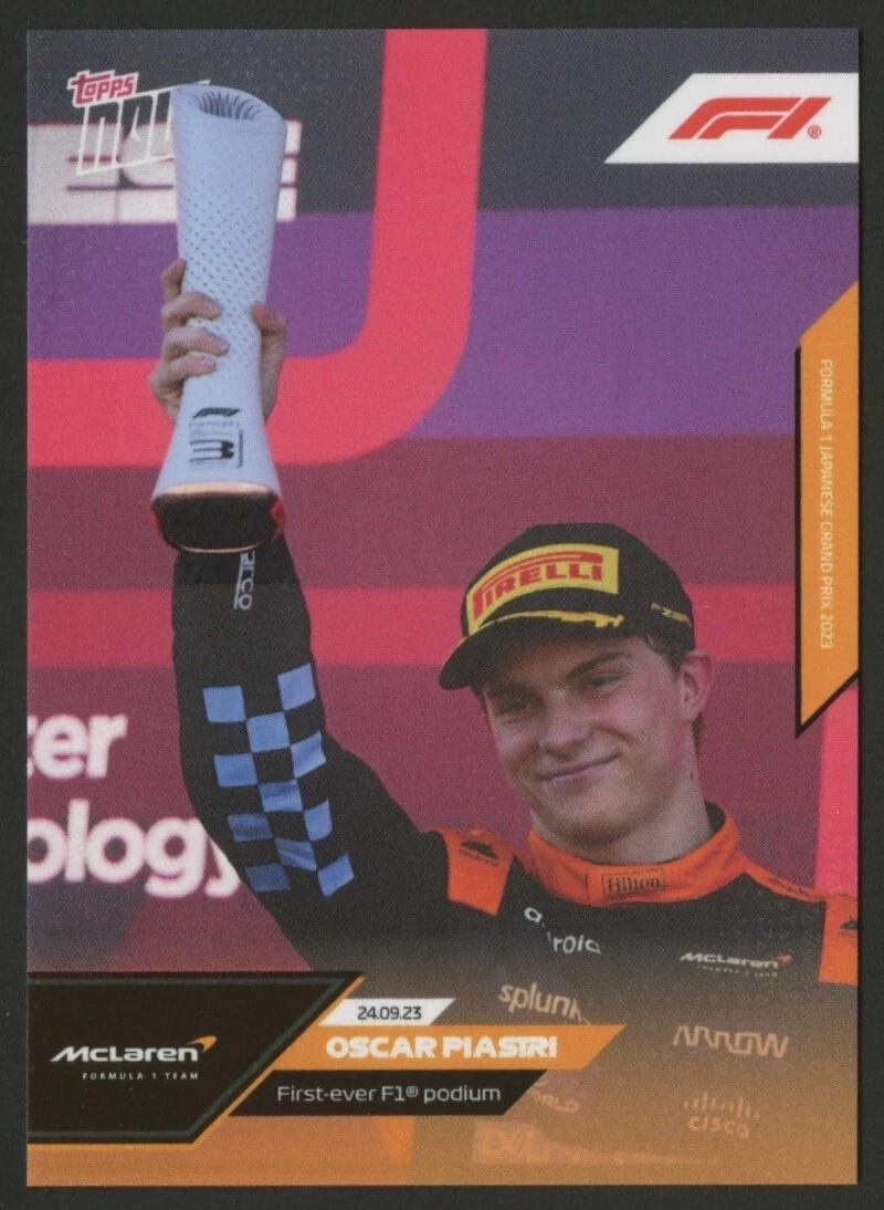 Oscar Piastri trading card