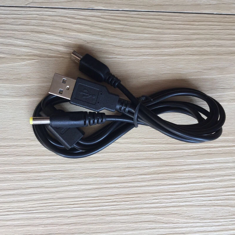 2in1 Cable USB 2.0 Charge Data Transfer Power for Sony PSP 1000 2000 3000 Black - Image 3 of 4