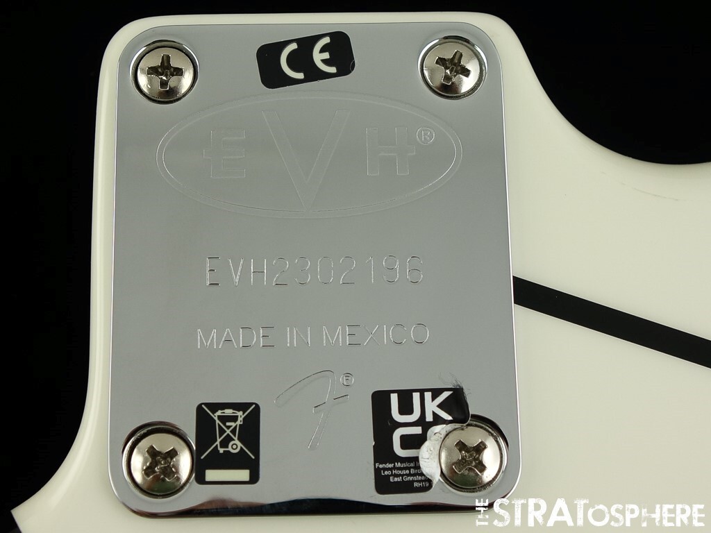 EVH Striped Series BODY + HARDWARE Guitar Floyd Rose DTuna White +