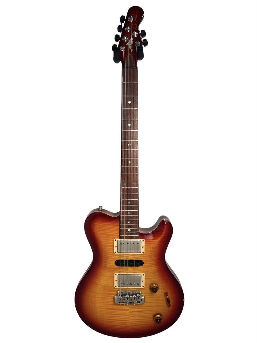 Electric Guitar Dolphin Nik Huber 2004 HSH Sunburst Flame