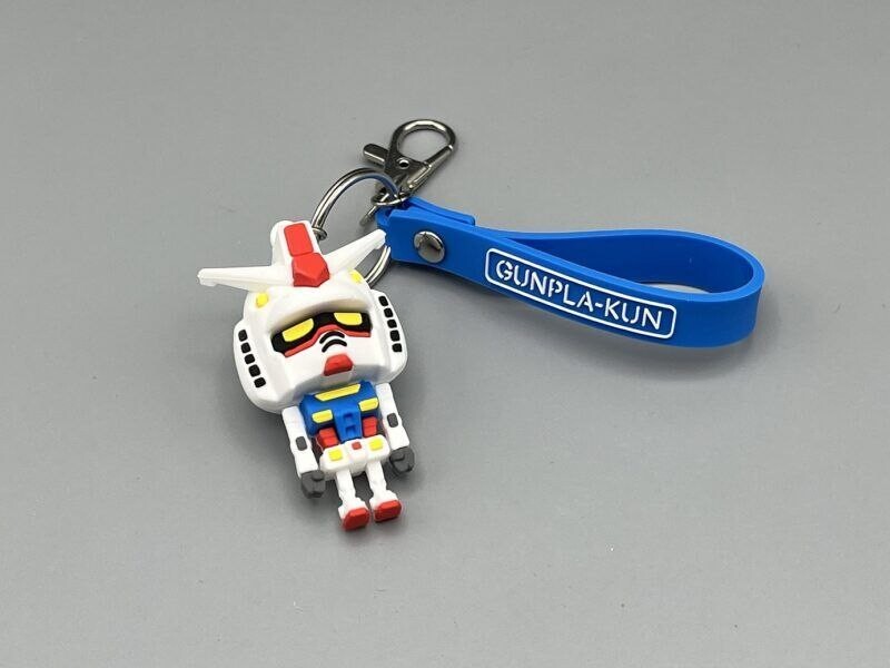 Gunpla-kun 3D rubber mascot keychain Complete set of all 6