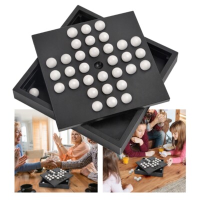 Indoor Single Player Board Game Strategic Checkers Board Game Puzzle Toy