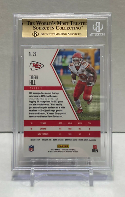 tyreek hill graded card Amazon.com: 2016 Panini Donruss Optic Football #117 Tyreek Hill Rookie Card  : Collectibles & Fine Art main image 0
