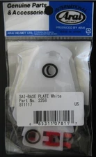 ARAI HELMET CORSAIR-V SIGNET-Q RX-Q VECTOR-2 SAI 02-2258 BASE PLATE SET NEW!