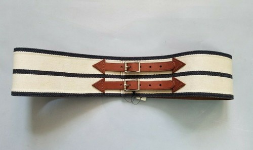 RALPH LAUREN NAVY/IVORY STRIPE FABRIC 