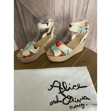 Alice  Olivia platform, wedge sandal, Stella 38