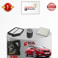 Wartungsset 3 Filter Und ÖL Kia Cee'd Ii 1.4 Mpi 74KW 101PS Ab 2015