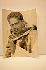 Vintage Iconic Bollywood Villain Mohan Joshi Movie Photograph Lobby Cards Film"