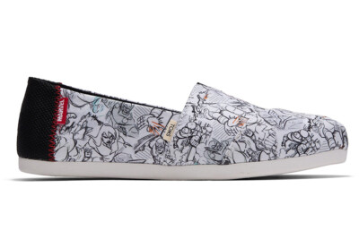 TOMS Marvel Concept Art Shoes Size 10 New Toms X Marvel Classic Slip On Concept Art Print Shoe US 10  main image 4
