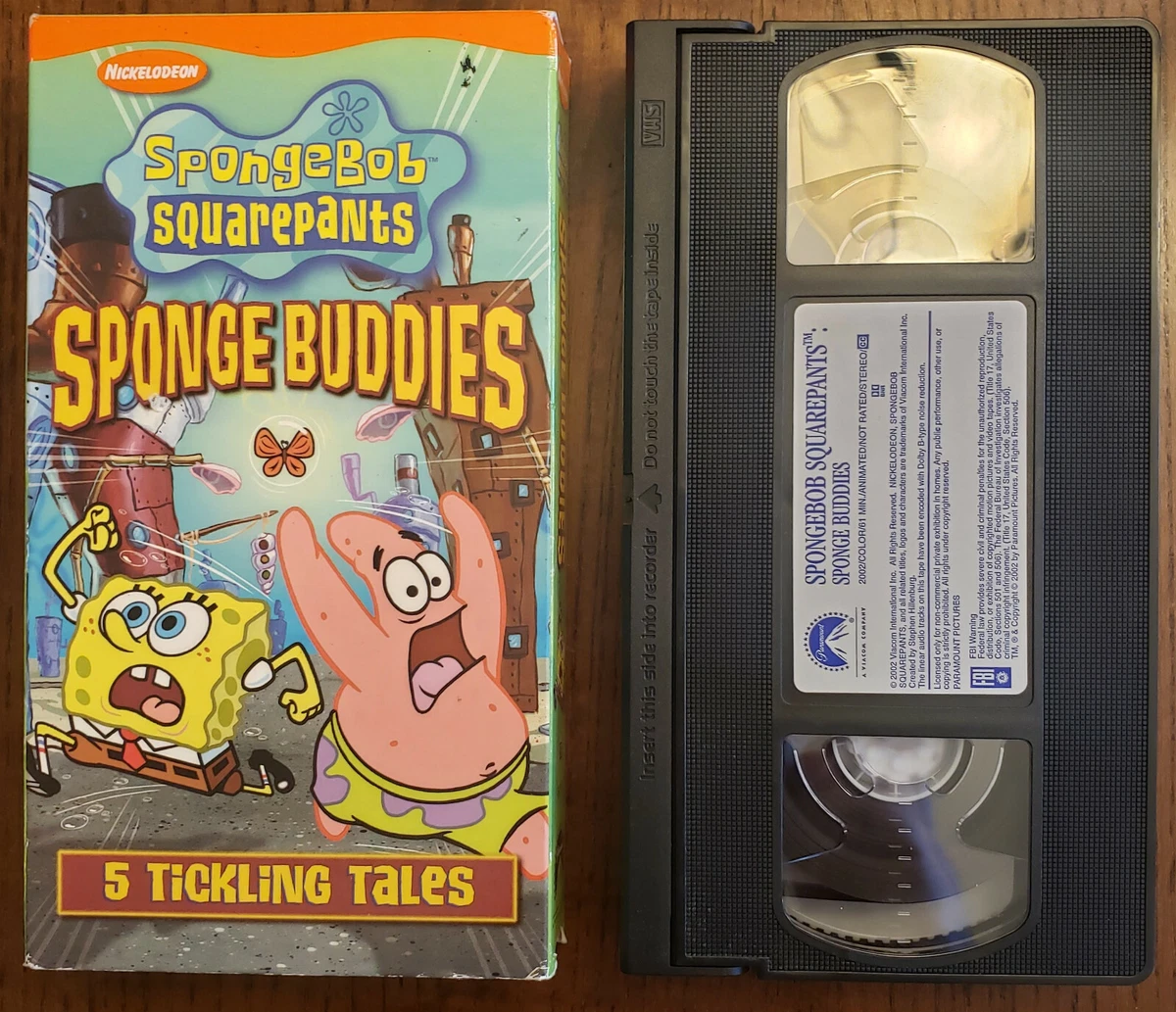 Spongebob Squarepants Sponge Buddies Vhs