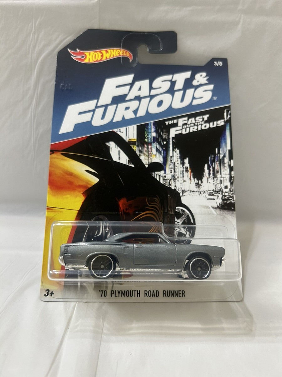 2017 HOT WHEELS FAST & FURIOUS 70 PLYMOUTH ROAD RUNNER GRAY
