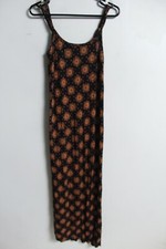 Tu Womens Jersey Geo Print Maxi Sun Dress - Size 10 (m20)