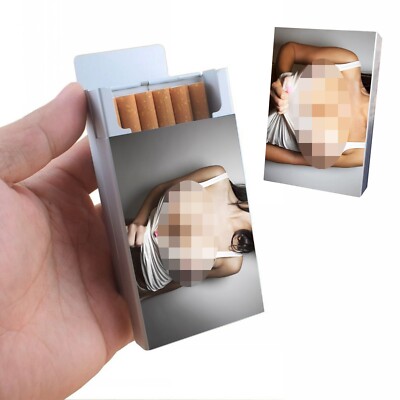 sexy cigarette holder Sexy Boob Girl Metals Cigarette Case Holder Box Collectable for 20  Cigarette