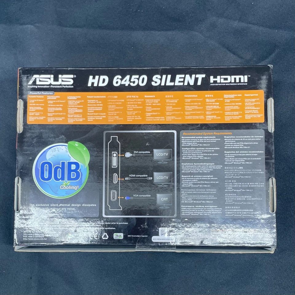 *BRAND NEW* ASUS HD-6450 Video Card Sealed Unopened - Image 2 of 4