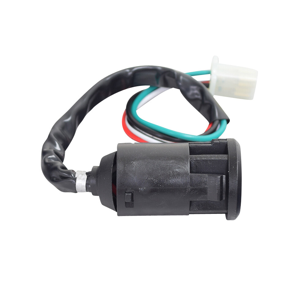 4 Wire Ignition Key Switch for Dirt Bike & ATV (Snap-In Mount