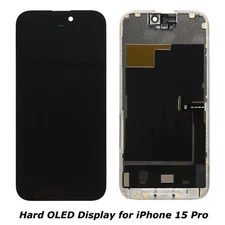 Hard OLED Display LCD Touch Screen Assembly Repair Part for iPhone 15 Pro 6.1"
