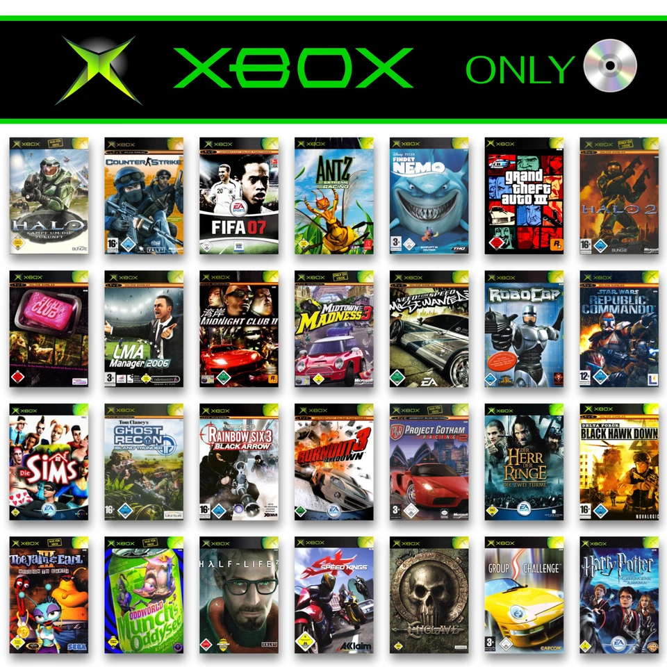 XBOX Spiele-Wahl (nur CD / DVD 💿) Action 🚨 Sport 🏃♀️🏃 Shooter 💣 Racing 🏁 - Bild 1 von 1