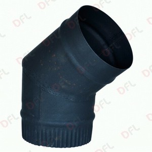 Dettagli Su Gomito Tubo 45in Ghisa ø 12 Cm 120 Mm Per Stufe A Legna E Pellets Riscaldamento