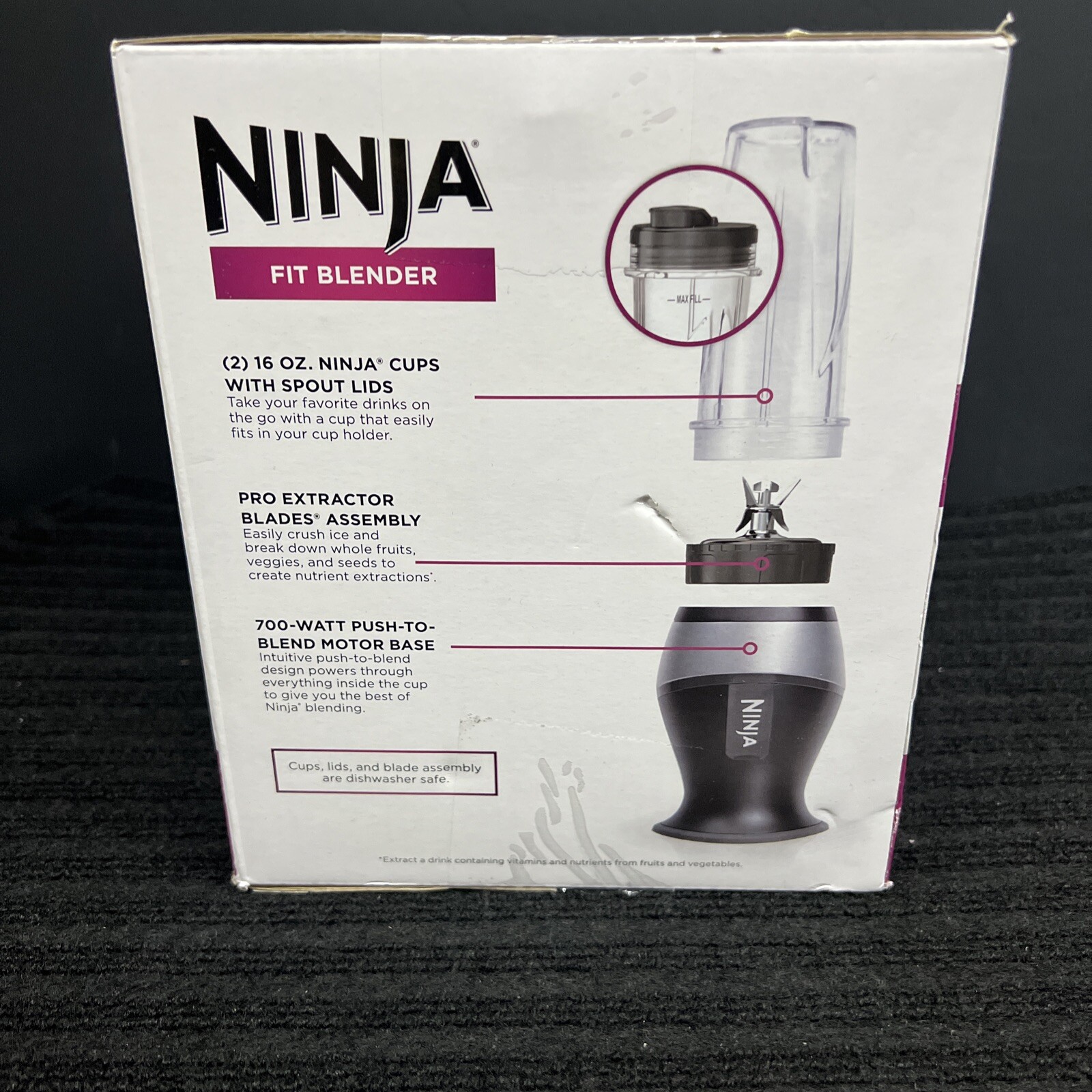 Ninja QB3001SS Fit Personal Blender for sale online