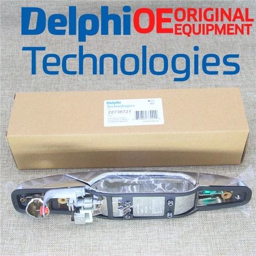 Front Left Driver Side Chrome Exterior Door Handle for 2007-2013 Chevy GMC