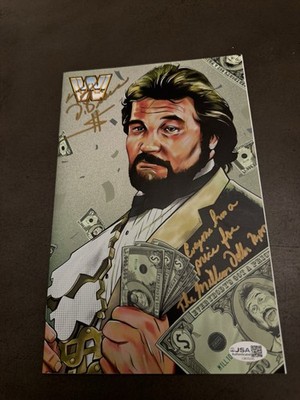 WWE Ted Debiase Signed Variant Boom 2017 JSA Full Everyone Has A Price Insc WWF