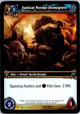 Justicar Nordar Stonegrave Icecrown 107 / 220 Daarken World of Warcraft CCG TCG