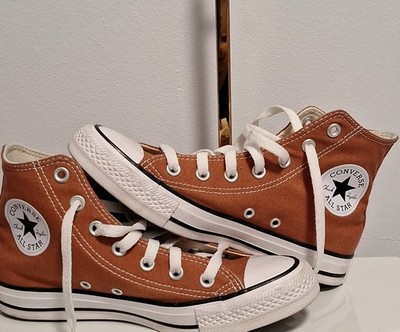 Converse Chuck Taylor All Star High Top Brown Solid Lace-Up Canvas Sneaker
