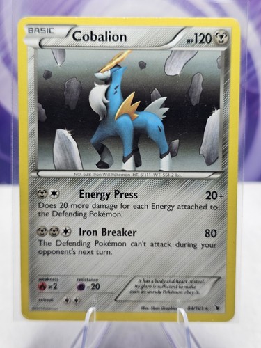 Pokémon TCG Cobalion 84/101 Noble Victories Regular Rare HP