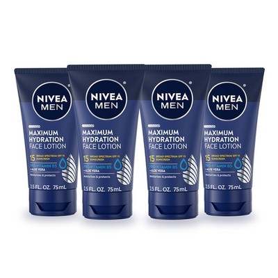 NIVEA MEN Maximum Hydration Face Lotion, Face Lotion with Broad Spectrum SPF ...