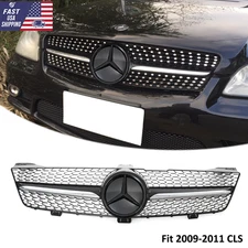 Front Grill Grille With 3D Star For Mercedes W219 CLS550 CLS500 2009 2010 2011