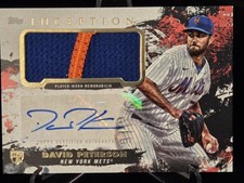 DAVID PETERSON ROOKIE PATCH AUTO /125 2021 TOPPS INCEPTION AP-DP METS