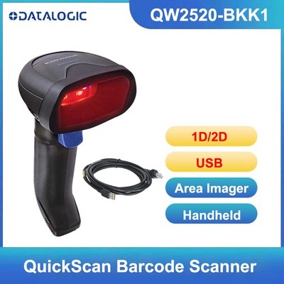 Datalogic QW2520-BKK1 QuickScan 1D/ 2D Handheld Barcode Scanner With USB Cable