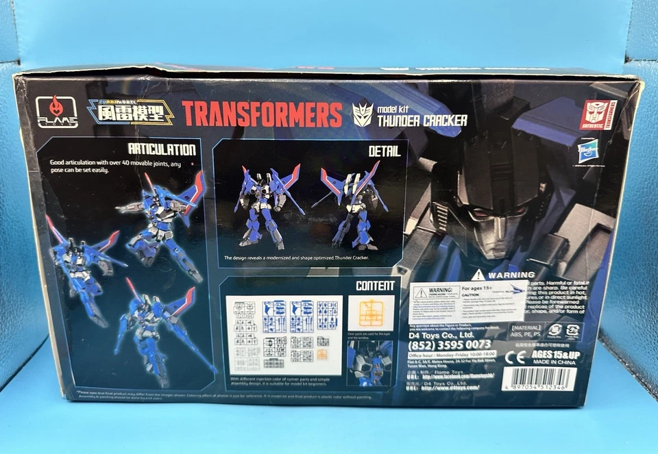 Transformers Thunder Cracker Model Kit Flame Toys Built Kit See Pics Ships Fast! - Image 2 of 4