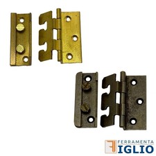 Cerniera a Libro 50X40 Doppio Collo 13 Regolabile per Mobili Armadi Antichi A98