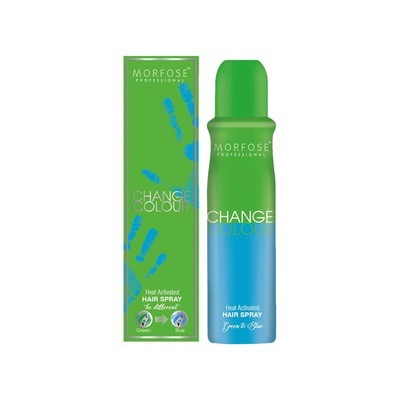 Morfose Hair Color Spray Green To Blue 5 oz 150ml | Case of 12