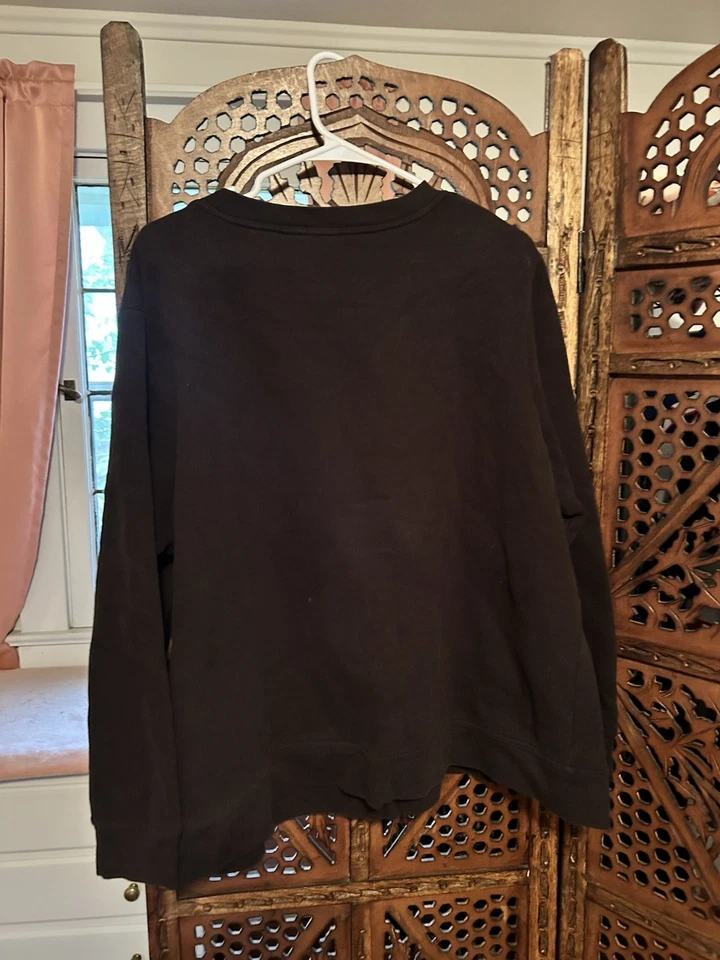 Sudadera Happy Halloween Adulto 2XL Negra Cuello Redondo Ediciones Vacaciones Foto 4 de 4