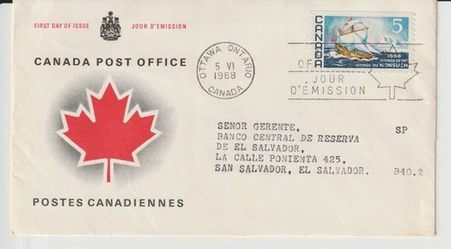 CANADA, 1968 Voyage of Nonsuch  FDC / 2370