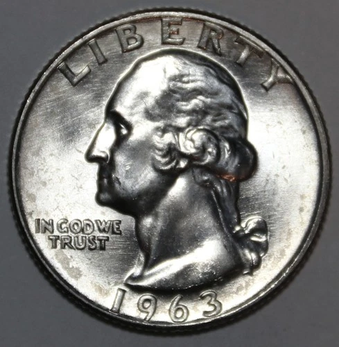 1963-D Washington Quarter - BU - #8899D