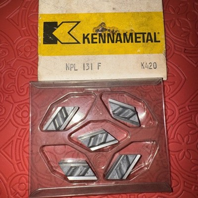 Kennametal NPL 131F K420 Carbide Profiling Inserts (Box of 5) (Q30)